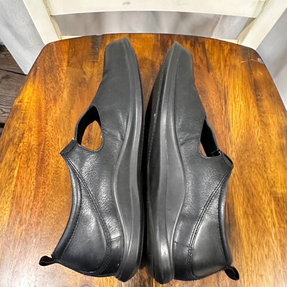 ECCO Mary Jane Flats Womens 42 Black Leather T-Strap Comfort‎ Walking Shoes - Picture 11 of 12